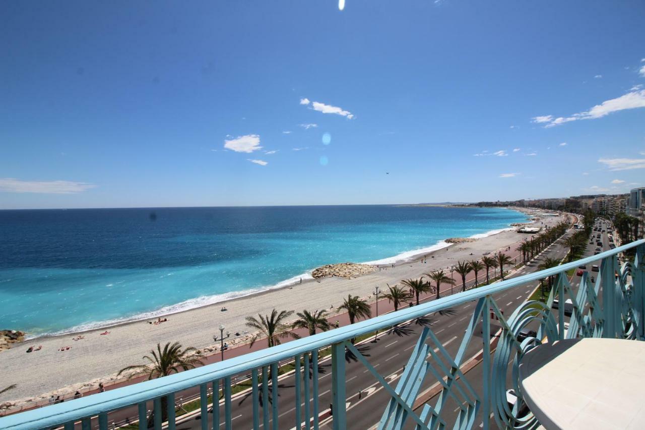 Nice Booking - Electra Vue Mer Balcon Dernier Etage Екстер'єр фото